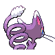 Glameow - HeartGold SoulSilver (Back View (Shiny))