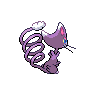 Glameow - Black White (Back View (Shiny))