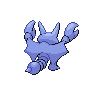 Gligar - Black White (Back View (Shiny))