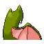 Golbat - Emerald (Back View (Shiny))