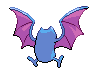 Golbat - Black 2 White 2 Black White Animated (Back View)