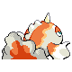 Goldeen - Diamond Pearl (Back View)