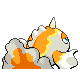 Goldeen - HeartGold SoulSilver (Back View (Shiny))