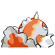 Goldeen - HeartGold SoulSilver (Back View)