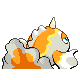 Goldeen - Platinum (Back View (Shiny))