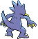 Golduck - Black 2 White 2 Black White Animated (Back View)