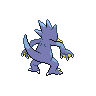 Golduck - Black White (Back View)