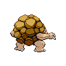 Golem - Black White (Back View (Shiny))
