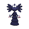 Gothitelle - Black White (Back View (Shiny))