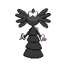 Gothitelle - Black White (Back View)