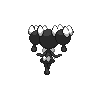 Gothorita - Black White (Back View)