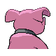 Granbull - HeartGold SoulSilver (Back View)