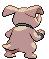 Granbull - Black 2 White 2 Black White Animated (Back View (Shiny))