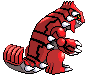 Groudon - Black 2 White 2 Black White Animated (Back View)