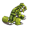 Groudon - Black White (Back View (Shiny))