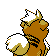 Growlithe - Gold (Back View (Shiny))