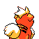 Growlithe - Gold (Back View)