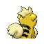 Growlithe - Emerald (Back View (Shiny))