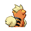Growlithe - FireRed LeafGreen (Back View)