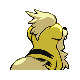 Growlithe - Diamond Pearl (Back View (Shiny))
