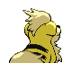 Growlithe - HeartGold SoulSilver (Back View (Shiny))