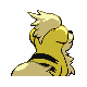 Growlithe - Platinum (Back View (Shiny))