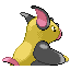 Grumpig - Ruby Sapphire (Back View (Shiny))