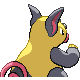 Grumpig - Platinum (Back View (Shiny))