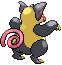 Grumpig - Black 2 White 2 Black White Animated (Back View (Shiny))