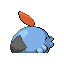 Gulpin - Ruby Sapphire (Back View (Shiny))