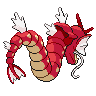 Gyarados - Black White (Back View (Shiny))