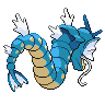Gyarados - Black White (Back View)