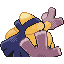 Hariyama - Ruby Sapphire (Back View (Shiny))