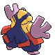 Hariyama - Black 2 White 2 Black White Animated (Back View (Shiny))