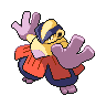 Hariyama - Black White (Shiny)