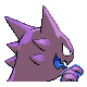 Haunter - Diamond Pearl (Back View (Shiny))