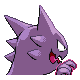 Haunter - HeartGold SoulSilver (Back View)