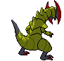 Haxorus - Black 2 White 2 Black White Animated (Back View)
