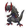 Haxorus - Black White (Shiny)
