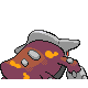 Heatran - HeartGold SoulSilver (Back View)