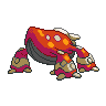 Heatran - Black White (Back View (Shiny))