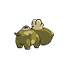 Hippopotas - Black White (Back View (Shiny))