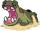 Hippowdon - Black 2 White 2 Black White Animated (Shiny)
