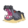 Hippowdon - Black White (Normal)