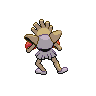 Hitmonchan - Black White (Back View)