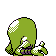 Hitmonlee - Crystal (Back View (Shiny))