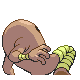 Hitmonlee - Diamond Pearl (Back View)