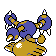 Hitmontop - Crystal (Back View)