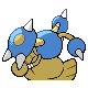 Hitmontop - Diamond Pearl (Back View)