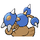 Hitmontop - HeartGold SoulSilver (Back View)